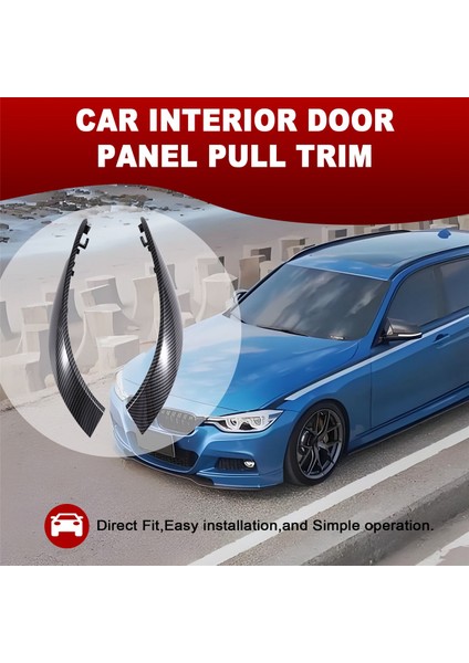 Araç Iç Kapı Paneli Çekme Trim Araba Iç Sapı Bmw 3 4 Serisi F30 F80 F31 F32 F33 F34 Karbon Fiber Renk (Yurt Dışından) fırsatları