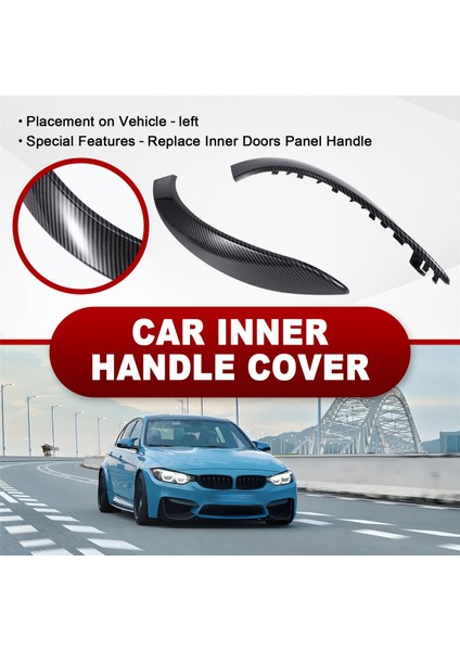 Araç Iç Kapı Paneli Çekme Trim Araba Iç Sapı Bmw 3 4 Serisi F30 F80 F31 F32 F33 F34 Karbon Fiber Renk (Yurt Dışından) indirimleri