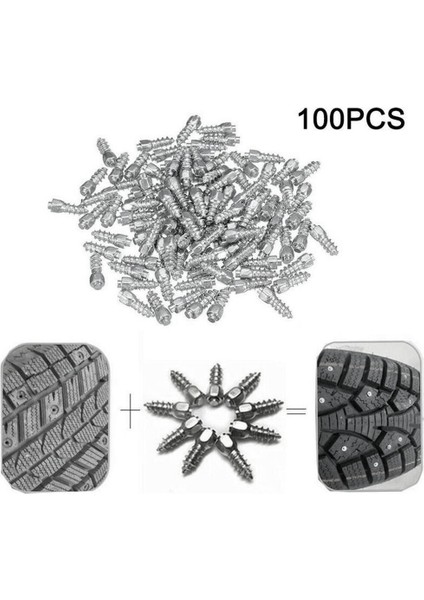 200PCS 9mm Lastik Saplamaları Karbür Vida Sivri Uçlar, Kurulum Aracı ile Araba/atv/utv Için Araba/atv/utv Için Kayma Önleme Önleyici Buzlu Buz, Lastik Saplama (Yurt Dışından) modelleri