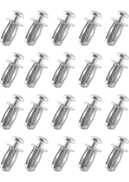20 Pcs M5X25 Jack Nuts Araç Metal Vidalı Taç Pety Fındık Vidalı Içi Boş Duvar Demir Cilt (Yurt Dışından) indirimleri