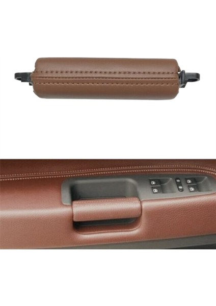 Vw Touareg 2003-2010 Yan Kapı Kolu Iç Pu Deri Lhd Rhd Bordo Için Araba Iç Kapı Çekme Sapı 7L6867161 (Yurt Dışından) fiyatları