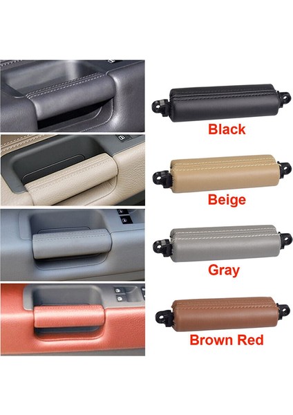 Vw Touareg 2003-2010 Yan Kapı Kolu Iç Pu Deri Lhd Rhd Bordo Için Araba Iç Kapı Çekme Sapı 7L6867161 (Yurt Dışından) modelleri