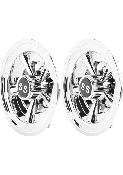 2pcs 8inch Ss Golf Arabası Tekerleği Kapaklar 5 Konuşulmuş Tasarım Hub Kapağı Için Golf Arabaları Için Kulüp Arabası Ezgo Yamaha (Yurt Dışından) fiyatları