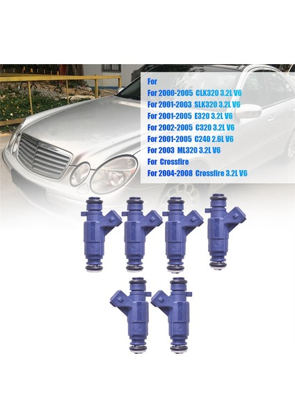 4pcs A1120780149 Yakıt Enjektörleri Nozul 0280156014 Mercedes Benz Slk CLK320 E320 C320 ML320 3.2l Chrysler 2000-2008 (Yurt Dışından) fırsatları
