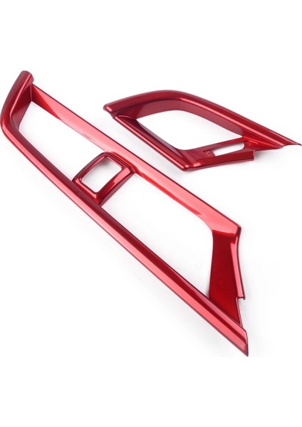 5pcs Kırmızı Merkezi Kontrol Outlet Hava Havalandırma Kapak Trim Abs Honda Civic Için Sol El Sürücüsü 10TH 2016-2019 (Yurt Dışından) modelleri