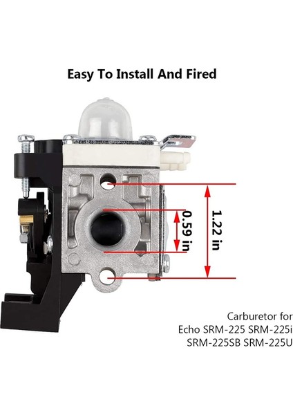 SRM225 PAS225 Echo Için Karbüratör Ayarlama Kiti SRM-225 PAS-225 A021001692 Weed-Eater String Düzeltme Karbüratör (Yurt Dışından) modelleri