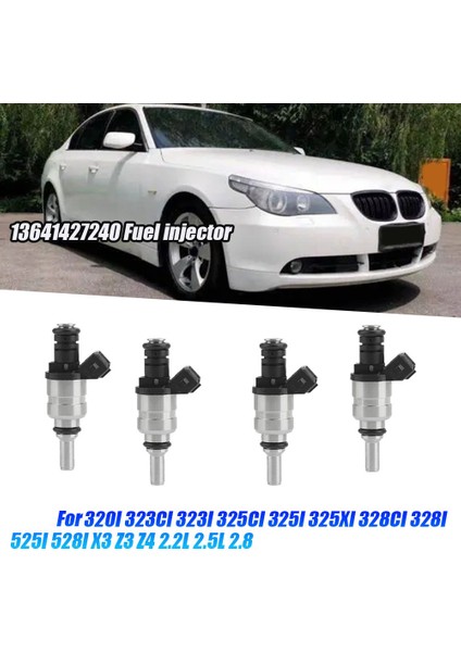 4pcs Yakıt Enjektör Nozul 1427240 Bmw E46 E39 X3 Z3 Z4 3 5 Siemens Deka Akış Eşleşen Motor 2.5l 13537546244 1439800 (Yurt Dışından) indirimleri