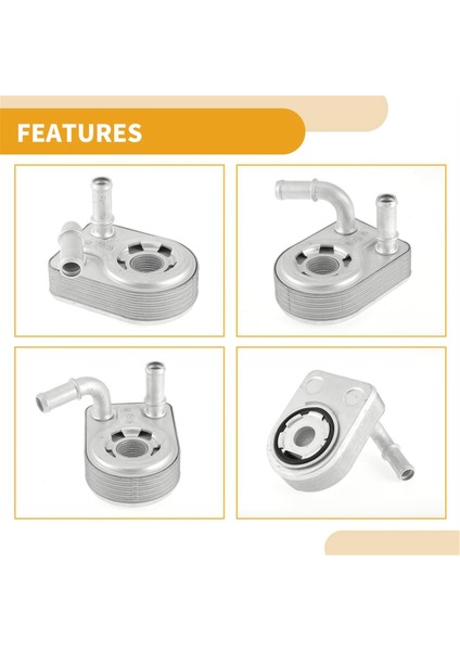 Yeni Yüksek Kaliteli Motor Yağı Soğutucu Yağ Radyatörü DS7G6B856AA DS7Z-6B856-A DS7G-6B856-AA 1801936 DS7Z6B856A Ford Için (Yurt Dışından)