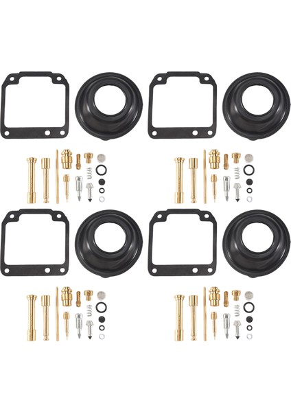 Karbüratör Onarım Kiti Jet Iğne Şamandıra Valfı Pilot Vidalı Vidalı Conta Diyaframı Yamaha XJR400 Xjr 400 R (Yurt Dışından) fiyatları