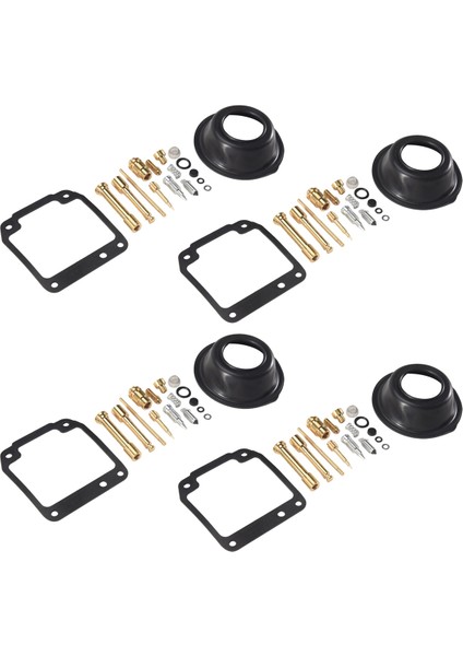 Karbüratör Onarım Kiti Jet Iğne Şamandıra Valfı Pilot Vidalı Vidalı Conta Diyaframı Yamaha XJR400 Xjr 400 R (Yurt Dışından) modelleri