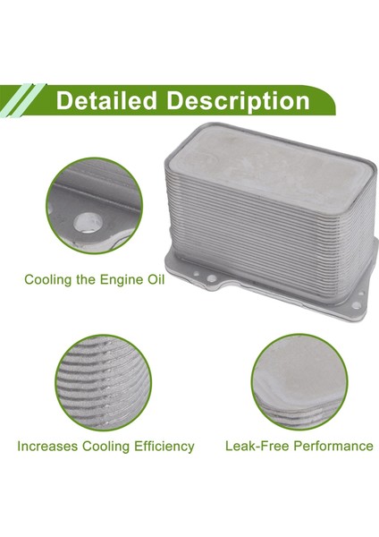 Bmw 340I 440I 540I 740I X3 X4 X6 Aksesuarları Için Araba Motoru Yağı Soğutucu 11428583901 (Yurt Dışından) indirimleri