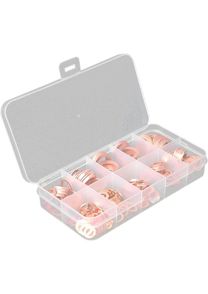 200 Adet Bakır Yağ Contası Contası Kutulu O-Ring Contası (Yurt Dışından)