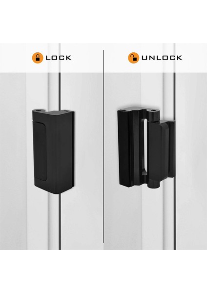 Kapı Güçlendirme Kilidi Gizlilik Kapı Mandalı Yapısı 3 Inç Durdurma (Yurt Dışından) modelleri