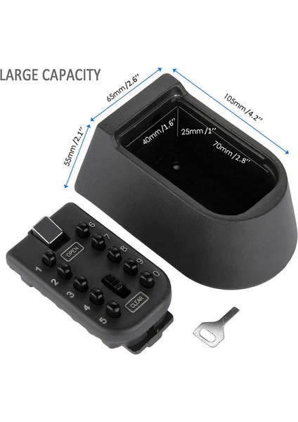 Dış Duvar Montajı Için Anahtar Kilit Kutusu Anahtar Saklama Kutusu (Yurt Dışından) indirimleri