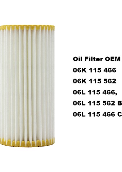5set Yağ Filtre 06L115562B Audi Q7 4m 2.0 40TFSI 45TFSI Quattro 2016-2020 Cymc Cyrb 06L115466C 4mb (Yurt Dışından) fırsatları