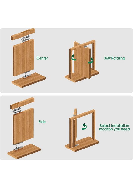 Pivot Menteşe Paslanmaz Çelik Dolap Kapı Menteşeleri Döner Menteşeler (Yurt Dışından) fiyatları