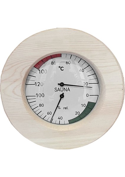 Ahşap Sauna Termometre Higrometre Kızılağaç Veya -Set (Yurt Dışından)