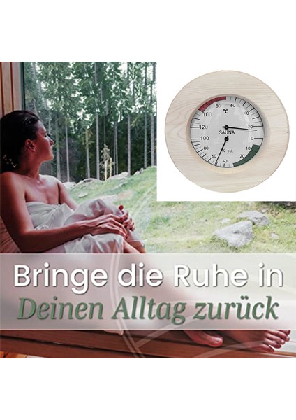 Ahşap Sauna Termometre Higrometre Kızılağaç Veya -Set (Yurt Dışından) fiyatları