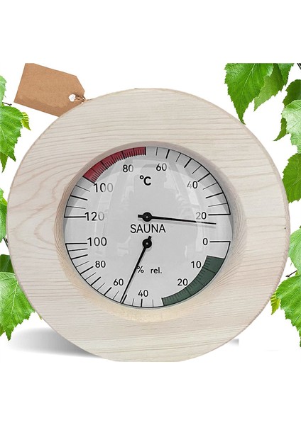 Ahşap Sauna Termometre Higrometre Kızılağaç Veya -Set (Yurt Dışından) indirimleri