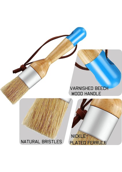 3 Adet Tebeşir ve Balmumu Boya Fırçaları Oval Fırça (Yurt Dışından) fiyatları