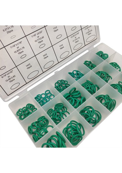 270 Adet Yeşil Sızdırmazlık Halkası Onarım Kutulu O-Ring Nitril Kauçuk Halka (Yurt Dışından) indirimleri