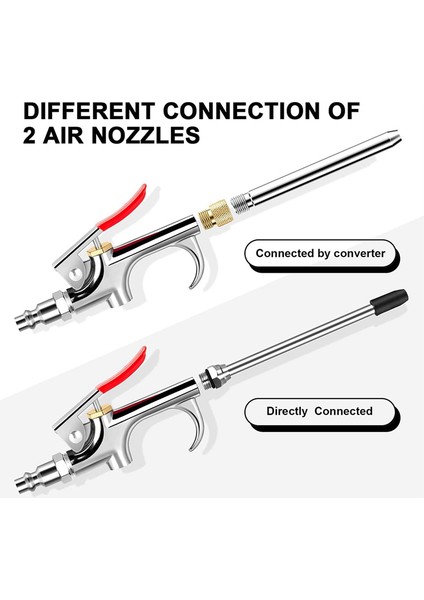 13 Adet 2 Yönlü Bağlantı Hava Nozulu Üfleme Aleti Seti (Yurt Dışından) modelleri