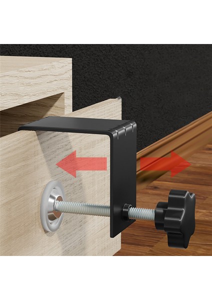 Çekmece Paneli Jig C Kelepçesi 3mm Kalınlığında Matkap Deliği Kılavuzu U Kelepçesi 4 Paket (Yurt Dışından) fırsatları