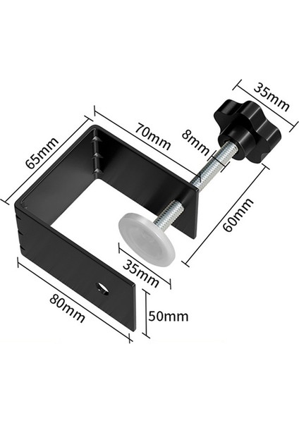 Çekmece Paneli Jig C Kelepçesi 3mm Kalınlığında Matkap Deliği Kılavuzu U Kelepçesi 4 Paket (Yurt Dışından) indirimleri