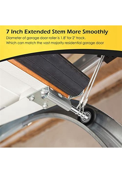 12 Adet Naylon Garaj Kapısı Silindiri 2 Inç Sessiz Garaj Silindirleri (Yurt Dışından) modelleri