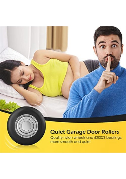 12 Adet Naylon Garaj Kapısı Silindiri 2 Inç Sessiz Garaj Silindirleri (Yurt Dışından) fırsatları