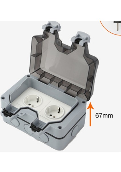 Açık Hava Yükseltme Soketi Su Geçirmez Soket Anahtar Gösterge Işığı ile (Yurt Dışından) fiyatları
