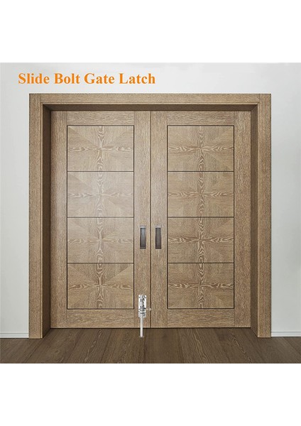 Ağır Hizmet Tipi Kapı Güvenlik Kilidi Kalınlaştırılmış Kapı Mandalı Donanım 10IN (Yurt Dışından) indirimleri