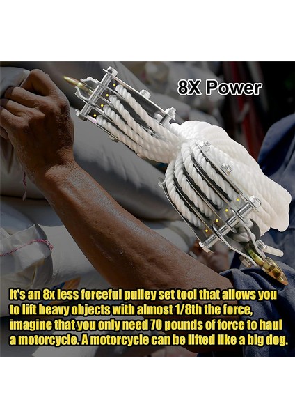 4400 Lbs Kopma Mukavemeti Ağır Hizmet Tipi Kasnak Blok ve Palanga (Yurt Dışından) fırsatları