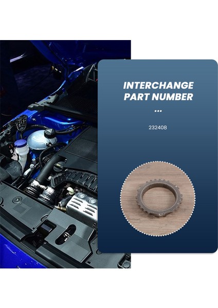 232408 Peugeot Için Senkron Yüzük 206 207 301 Citroen C2 C3 Mekanik Şanzıman Senkronizatör Bureli (Yurt Dışından) fiyatları