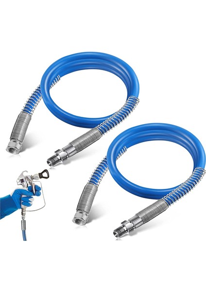 4ft Havasız Boya Uzatma Hortumu 2 Adet (Yurt Dışından)