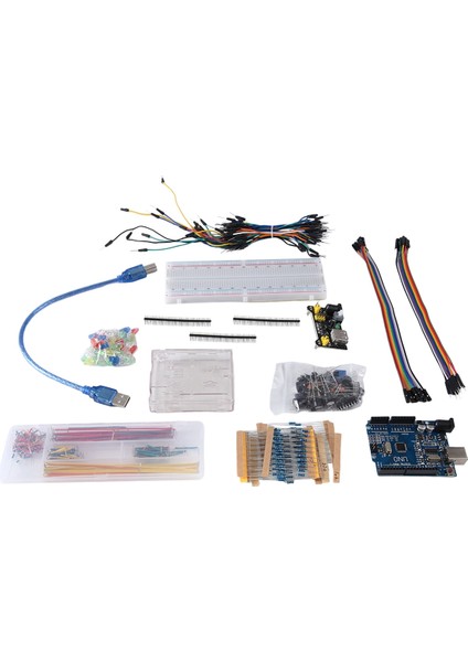 Breadboard R3 Bileşen Kiti Breadboard Kablo Direnç Kondansatör (Yurt Dışından) fiyatları