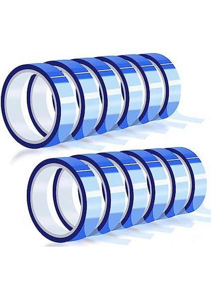 12 Rulo 08 Inç x 100 Inç Mavi Termal Bant (Yurt Dışından)
