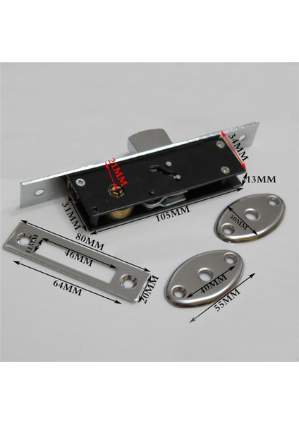 Sürgülü Kapı Kanca Kilidi Ahşap Kapı Kilidi Alüminyum Pencere Kilidi (Yurt Dışından) indirimleri