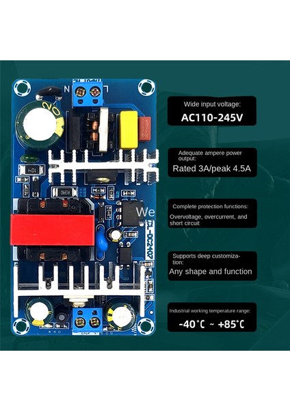 24V 3A Anahtarlama Güç Kartı 70W Izole Güç Modülü (Yurt Dışından) fırsatları