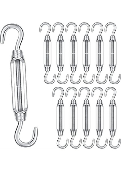 Kablo Tel Halat Gerginliği Için 12 Adet Kanca ve Kanca Gerdirme (Yurt Dışından)