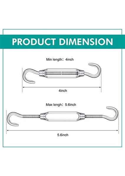 Kablo Tel Halat Gerginliği Için 12 Adet Kanca ve Kanca Gerdirme (Yurt Dışından) modelleri