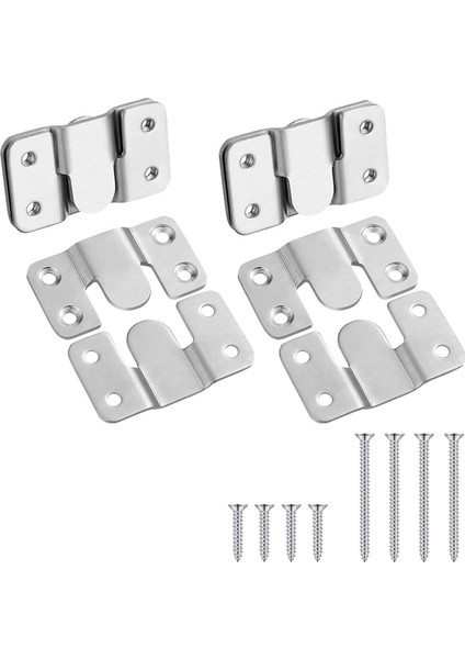 Gömme Montaj Braketi Fotoğraf Çerçevesi Kancası Resim Askıları (Yurt Dışından)