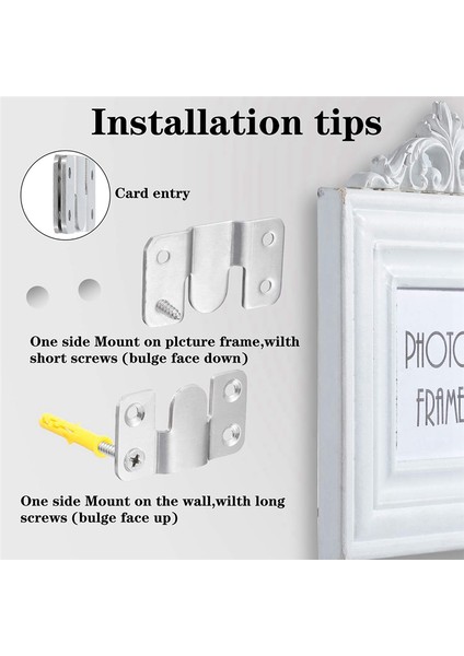 Gömme Montaj Braketi Fotoğraf Çerçevesi Kancası Resim Askıları (Yurt Dışından) modelleri