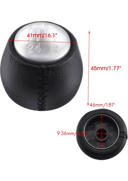 Alfa Için 5 Hızlı Dişli Vites Düğmesi Düğme Kabağı 147 1.9 Jtd 735317144 (Yurt Dışından) fırsatları