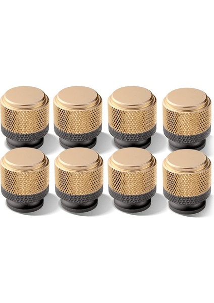 8 Adet Yivli Dolap Düğmeleri Mutfak Çekmece Düğmeleri Dekoratif Çekme Düğmeleri (Yurt Dışından)