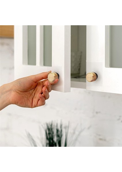 8 Adet Yivli Dolap Düğmeleri Mutfak Çekmece Düğmeleri Dekoratif Çekme Düğmeleri (Yurt Dışından) fırsatları