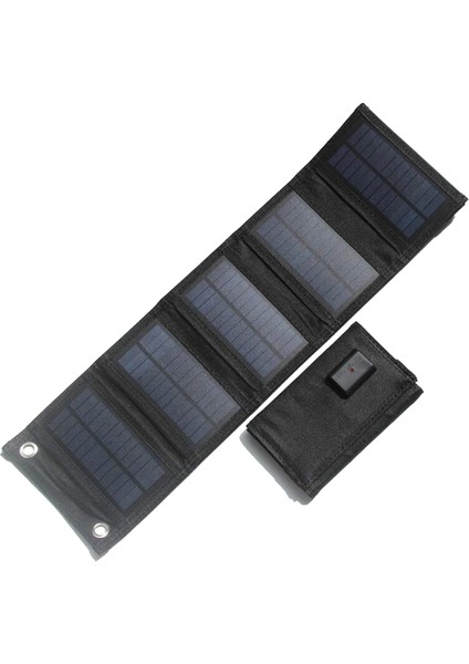 7.5W Katlanabilir Güneş Paneli 5V USB Esnek Su Geçirmez Katlanabilir Taşınabilir (Yurt Dışından) modelleri
