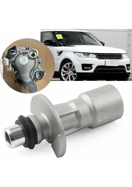 Land Rover Lr4 Rover Range Rover LR028136 C2Z18658 Için Alüminyum Su Pompası Yağ Soğutucu Tüp Adaptörü (Yurt Dışından) modelleri