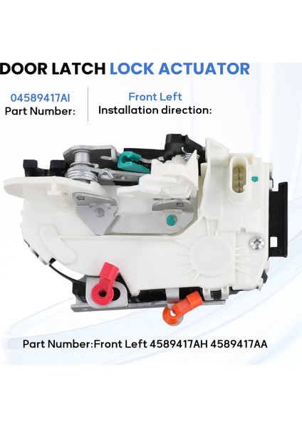 Jeep Compass Dodge Chrysler Için Araba Kapı Kilidi Aktüatör Mandalı 2008-2020 Kapı Yürütme Kilidi Ön Sol 4589417AH (Yurt Dışından) fırsatları