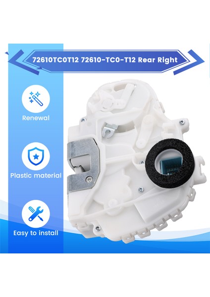 Honda Civic 2006-2011 Için Kapı Kilidi Mandal Aktüatörü Araba Merkezi Kontrol Kilidi 72610TC0T12 72610-TC0-T12 Arka Sağ (Yurt Dışından) indirimleri